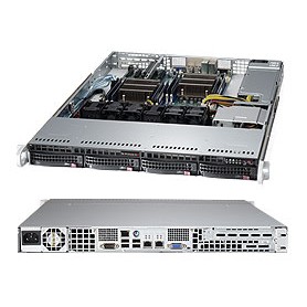 Supermicro SuperServer 6017R-TDAF Intel® C602 LGA 2011 (Socket R) Rack (1U) Nero (SYS-6017R-TDAF)