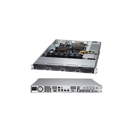 Supermicro SuperServer 6017R-TDAF Intel® C602 LGA 2011 (Socket R) Rack (1U) Nero (SYS-6017R-TDAF)