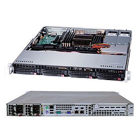 Supermicro SuperServer 5017R-MTRF Intel® C602 LGA 2011 (Socket R) Rack (1U) Nero (SYS-5017R-MTRF)