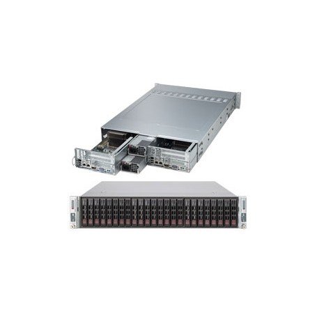 Supermicro SuperServer 2027TR-D70QRF Intel® C602 LGA 2011 (Socket R) Armadio (2U) Nero (SYS-2027TR-D70QRF)