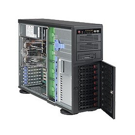 Supermicro SuperChassis 743TQ-865B, Black Midi Tower Nero 865 W (CSE-743TQ-865B) (CSE-743TQ-865-B)