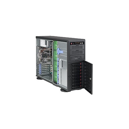 Supermicro SuperChassis 743TQ-865B, Black Midi Tower Nero 865 W (CSE-743TQ-865B) (CSE-743TQ-865-B)