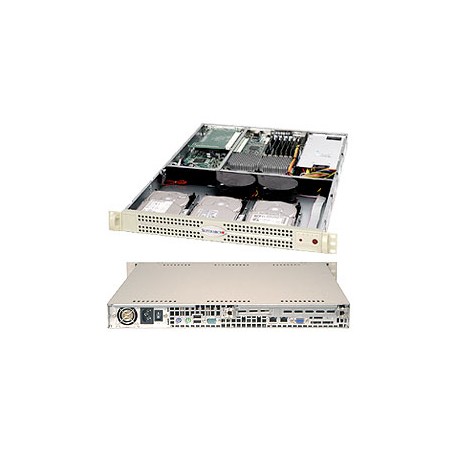 Supermicro SuperChassis 812L-350B (Black) Basso profilo (Slimline - stilizzato) Nero (CSE-812L-350B)