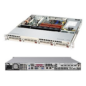 Supermicro SuperChassis SC813MTQ-520CB (Black) Basso profilo (Slimline - stilizzato) Nero (CSE-813MTQ-520CB)