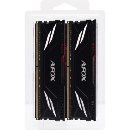 AFOX Gaming RAM AFLD432PS1CADB 32GB (2×16GB) DDR4-3200 CL16 Rank1 XMP2 Schwarz (AFLD432PS1CADB)
