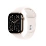 Apple Watch Series 11 GPS + Cellular 46mm Cassa Titanio Oro con Band Rosa Fard - S/M (MFD54ZR/A)