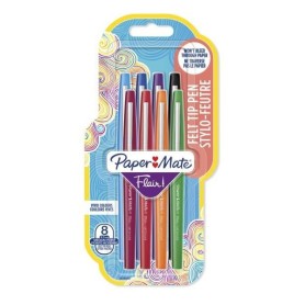 Papermate Flair marcatore Medio Multicolore 8 pz (2028645)