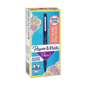Papermate Flair marcatore Medio Blu 12 pz (2045254)