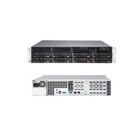 Supermicro SYS-6027R-TDT+ sistema barebone per server Intel® C602 LGA 2011 (Socket R) Armadio (2U) Grigio