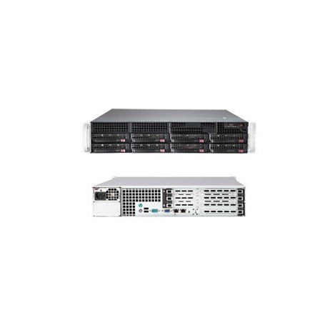 Supermicro SYS-6027R-TDT+ sistema barebone per server Intel® C602 LGA 2011 (Socket R) Armadio (2U) Grigio