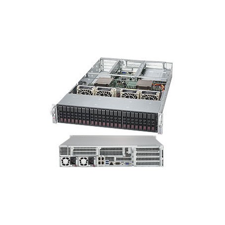 Supermicro 2028U-TR4+ Intel® C612 LGA 2011 (Socket R) Armadio (2U) Nero (SYS-2028U-TR4+)