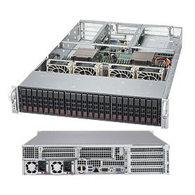 Supermicro SuperServer 2028U-TRT+ Intel® C612 LGA 2011 (Socket R) Armadio (2U) Nero (SYS-2028U-TRT+)