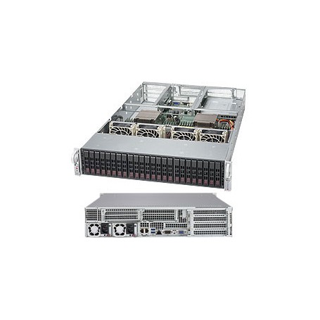 Supermicro SuperServer 2028U-TRT+ Intel® C612 LGA 2011 (Socket R) Armadio (2U) Nero (SYS-2028U-TRT+)