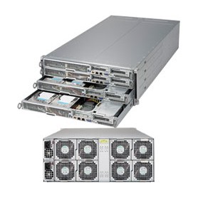 Supermicro SuperServer F618H6-FTPT+ Intel® C612 LGA 2011 (Socket R) Armadio (4U) Nero (SYS-F618H6-FTPT+)