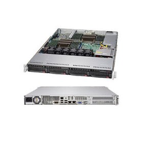 Supermicro SYS-6017R-TDT+ sistema barebone per server Intel® C602 LGA 2011 (Socket R) Rack (1U)