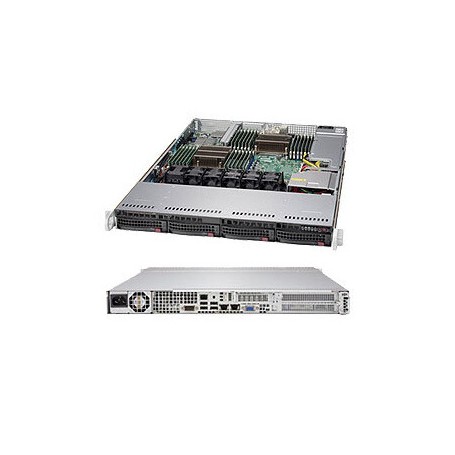 Supermicro SYS-6017R-TDT+ sistema barebone per server Intel® C602 LGA 2011 (Socket R) Rack (1U)