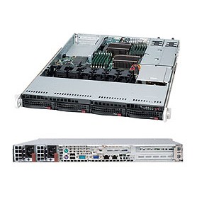 Supermicro SuperServer 6016T-NTRF Intel® 5520 Socket B (LGA 1366) Rack (1U) Nero
