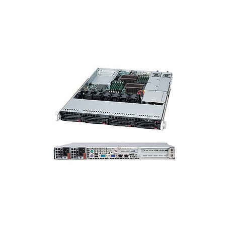 Supermicro SuperServer 6016T-NTRF Intel® 5520 Socket B (LGA 1366) Rack (1U) Nero