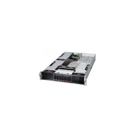 Supermicro SC218 G-R1800B - Rack-Montage - 2U - SATA/SAS - Hot-Swap 1800 Watt - Schwarz (CSE-218G-R1800B)