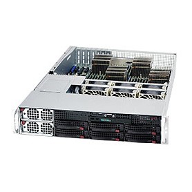 Supermicro 828TQ+-R1400LPB Supporto Nero 1400 W (CSE-828TQ+-R1400LPB)