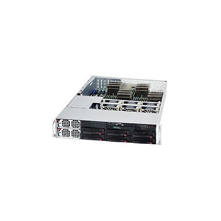 Supermicro 828TQ+-R1400LPB Supporto Nero 1400 W (CSE-828TQ+-R1400LPB)