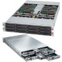 Supermicro CSE-827H-R1200B computer case Basso profilo (Slimline - stilizzato) Nero 1200 W
