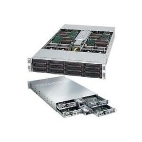 Supermicro SC827 T-R1400B - Rack-Montage - 2U - bis zu 4 Blades - SATA/SAS - Hot-Swap 1400 Watt - Schwarz (CSE-827T-R1400B)
