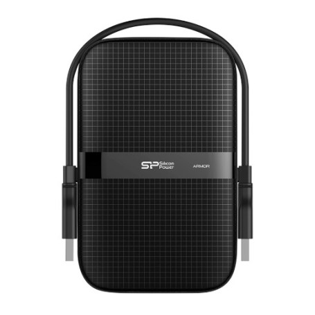 Silicon Power Armor A60 disco rigido esterno 2 GB 2.5" USB tipo A 3.2 Gen 1 (3.1 Gen 1) Nero (SP020TBPHDA60S3A)