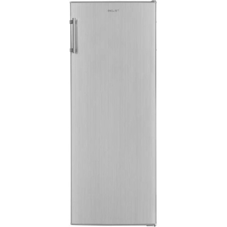 Congelatore a libera installazione Exquisit GS230-H-040E, larghezza 54,4 cm, 168 litri, effetto acciaio inox.