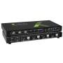 Techly 4x1 USB HDMI KVM Switch 4Kx2K IDATA KVM-HDMI4U switch per keyboard-video-mouse (kvm) Nero (IDATA-KVM-HDMI4U)