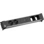 Bachmann Power Frame Steckdosenleiste 2x CEE7/3 1x USB-C/C 100W 2x CM schwarz 0,2m (BM0023845)