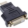 InLine 17670P adattatore per inversione del genere dei cavi DVI-D female Nero (17670P)