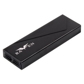 Silverstone SST-RVS03 contenitore di unità di archiviazione Box esterno SSD Nero M.2