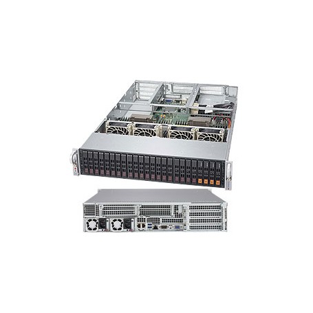 Supermicro 2028U-TNRT+ Intel® C612 LGA 2011 (Socket R) Armadio (2U) Nero, Grigio (SYS-2028U-TNRT+)