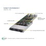 Supermicro SuperServer F618R2-RC1+ Intel® C612 LGA 2011 (Socket R) Armadio (4U) Nero (SYS-F618R2-RC1+)
