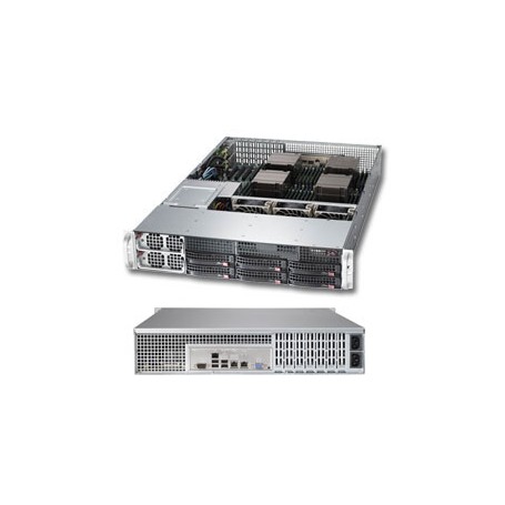 Supermicro SuperServer 8027R-7RFT+ Intel® C602 LGA 2011 (Socket R) Armadio (2U) Nero (SYS-8027R-7RFT+)