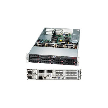 Supermicro SuperServer 6027R-N3RFT+ Intel® C606 LGA 2011 (Socket R) Armadio (2U) Nero (SYS-6027R-N3RFT+)