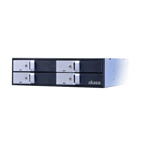 Akasa AK-IEN-02 pannello drive bay 2.5" Nero