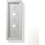 Siedle Aufputzgehäuse GA 612-3/1-01 SM silber-metallic (210012247-00)