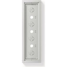 Siedle Aufputzgehäuse GA 612-4/1-01 SM silber-metallic (210012259-00)