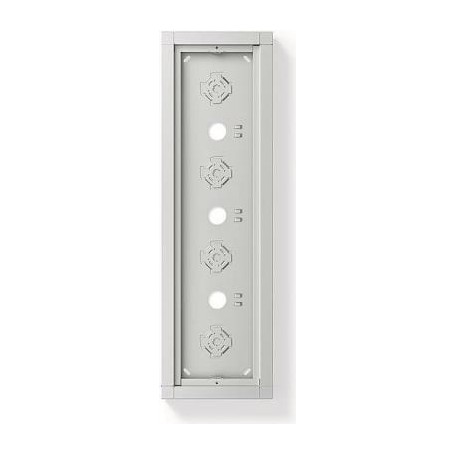 Siedle Aufputzgehäuse GA 612-4/1-01 SM silber-metallic (210012259-00)