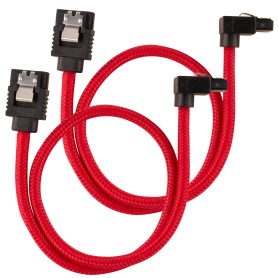 Corsair CC-8900280 cavo SATA 0,3 m Nero, Rosso (CC-8900280)