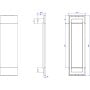 Bachmann Steckdosenleiste COVER schwarz ALU 915.028 (915.028)