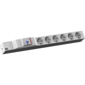 Bachmann Power Distribution Unit, 1 Schalter/Sicherung, 6xTyp E, 2.0 m (333.4065)