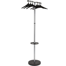 MAUL 9405390 gruccia per abiti Nero, Acciaio inox