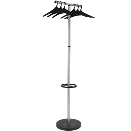 MAUL 9405390 gruccia per abiti Nero, Acciaio inox