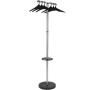 MAUL 9405390 gruccia per abiti Nero, Acciaio inox