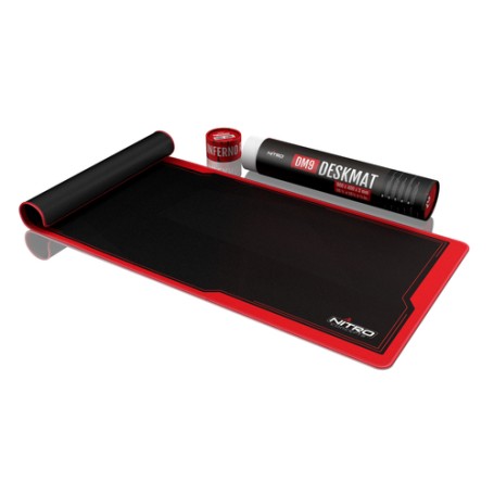 Nitro Concepts DM9 Tappetino per mouse per gioco da computer Nero, Rosso (NC-GP-MP-002)