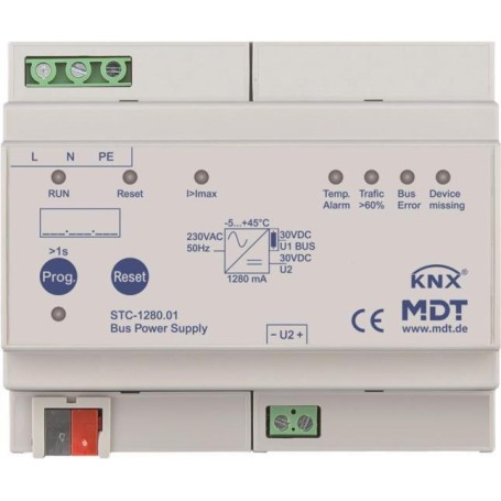 MDT STC-1280.01 Busspa.vers. m. Diagnose 8TE,REG,1280mA (STC-1280.01)