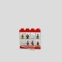 LEGO Minifiguren Display Case 8 rot (rot/transparent) (RC40650001)